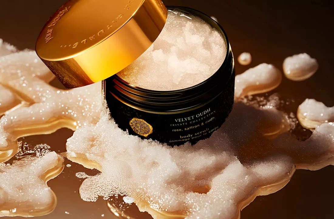 Velvet oudh exfoliëren